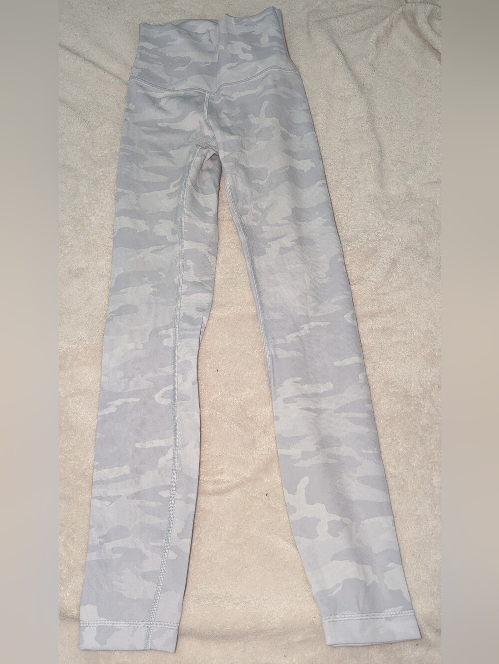 Lululemon Wunder Under HR Incognito Camo Jacquard Pants Alpine Size 2.